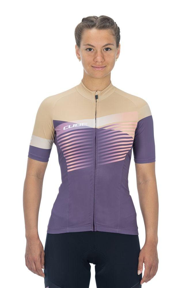 Cube TEAMLINE WS Trikot kurzarm - Liquid-Life #Wähle Deine Farbe_Violett Sand