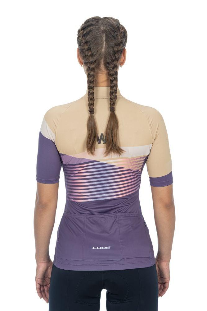 Cube TEAMLINE WS Trikot kurzarm - Liquid-Life #Wähle Deine Farbe_Violett Sand