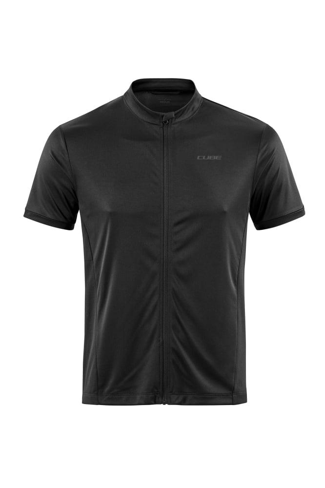 Cube TOUR Core Trikot Full Zip kurzarm - Liquid-Life #Wähle Deine Farbe_Black