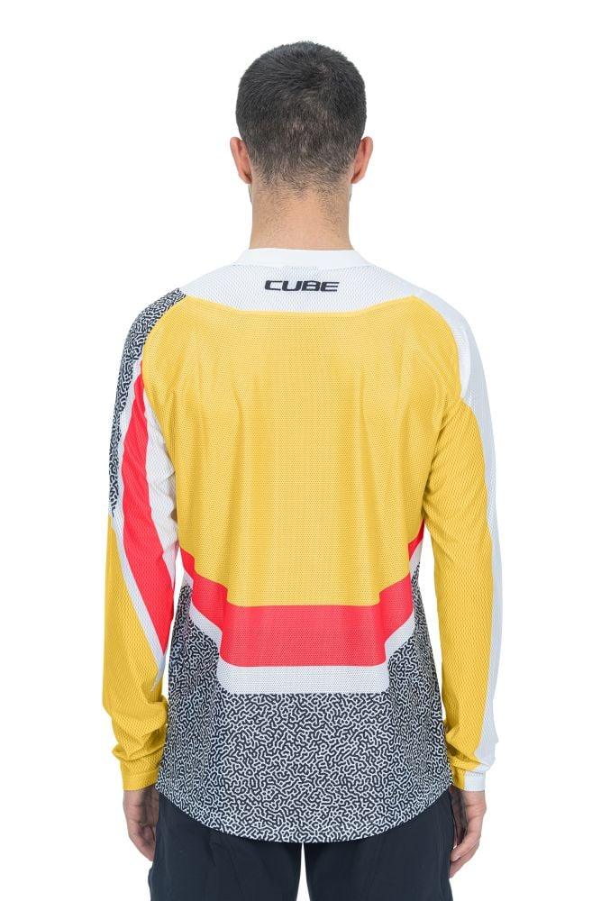 Cube VERTEX Rundhalstrikot langarm - Liquid-Life #Wähle Deine Farbe_Gelb Pink