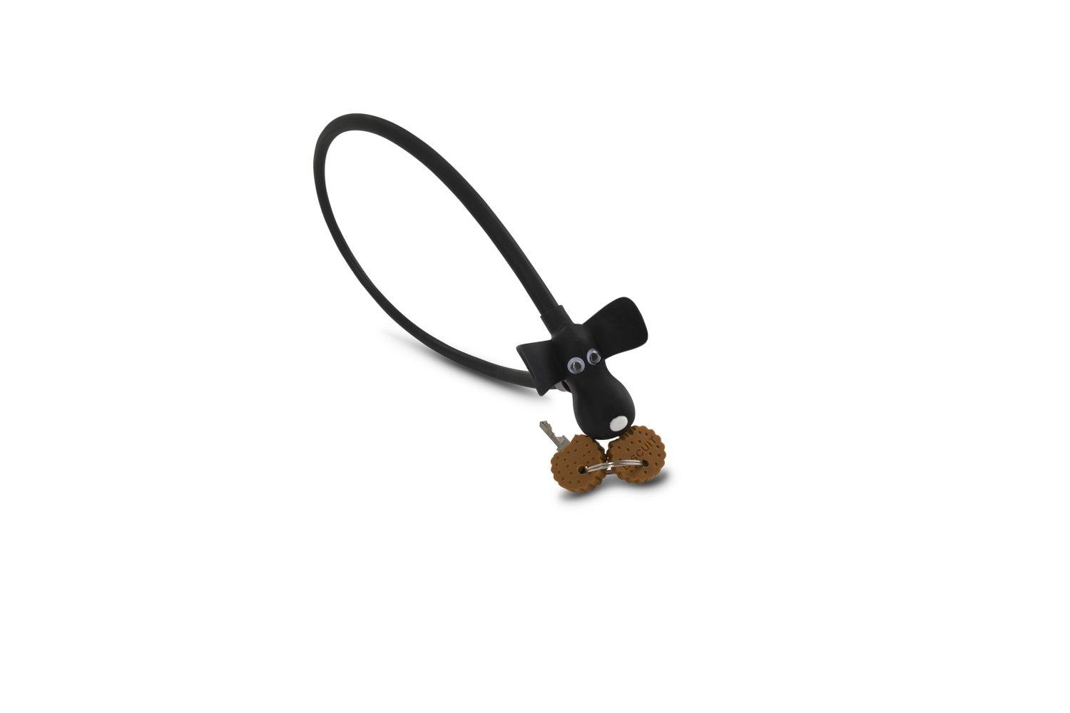 RFR Kabelschloss HPS "DOG" 10 x 450 mm - Liquid-Life #Wähle Deine Farbe_black