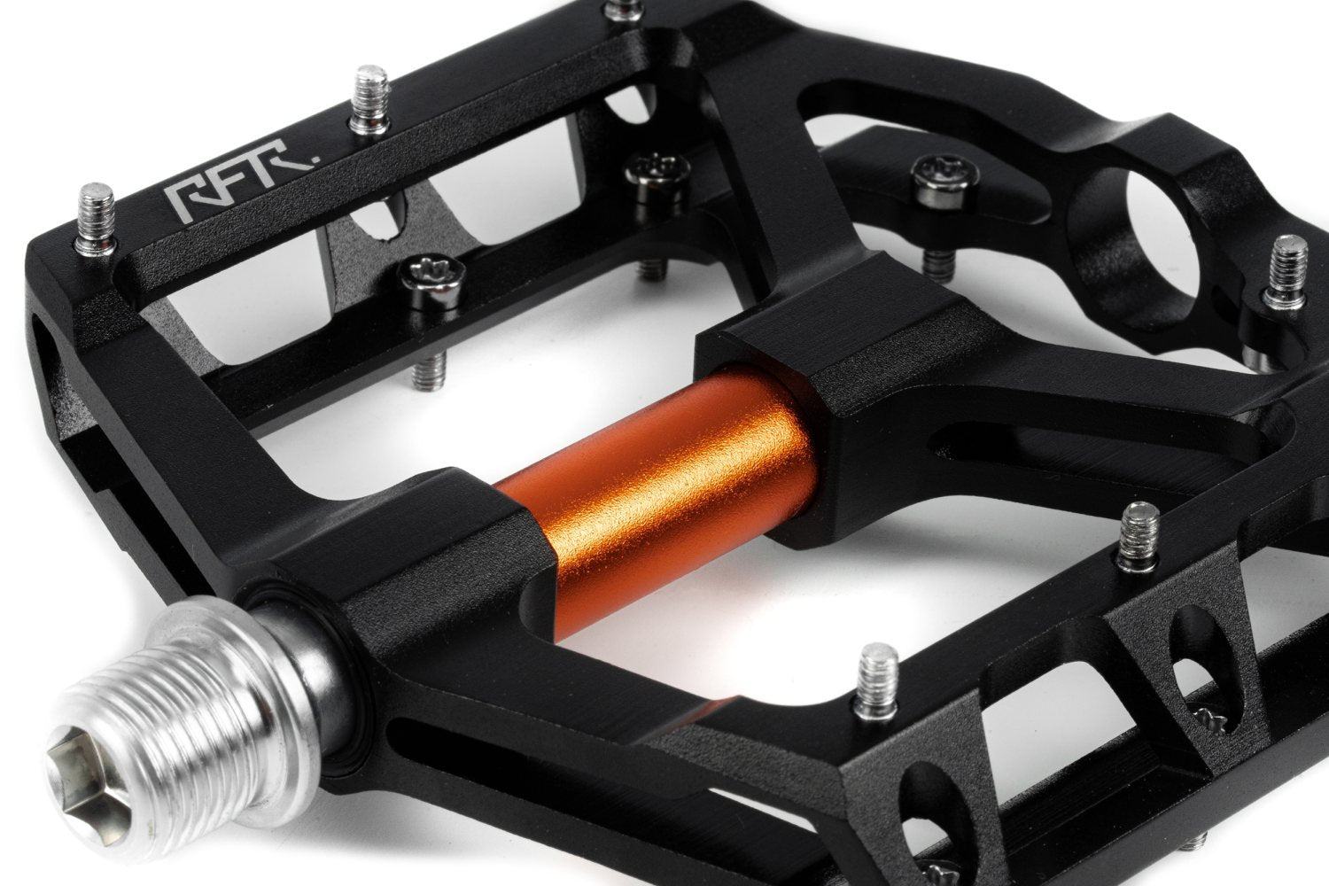 RFR Pedale Flat SLT 2.0 - Liquid-Life #Wähle Deine Farbe_black´n´orange