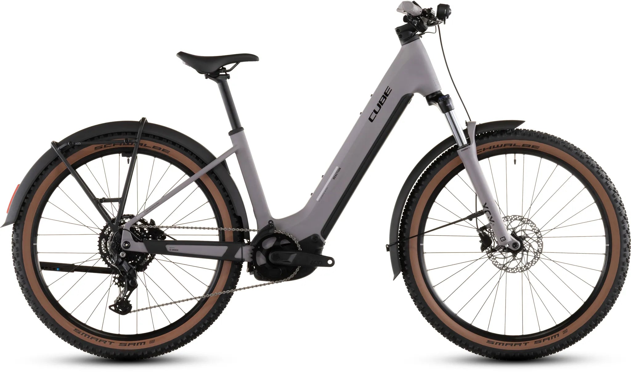 Cube Reaction Hybrid Performance 600 FE plumgrey´n´black Tiefeinsteiger 2026
