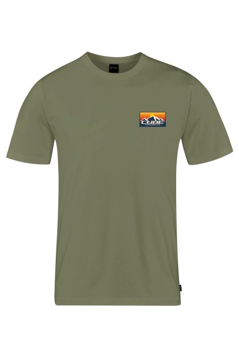 Acid Organic T-Shirt Summit - Liquid-Life #Wähle Deine Farbe_olive