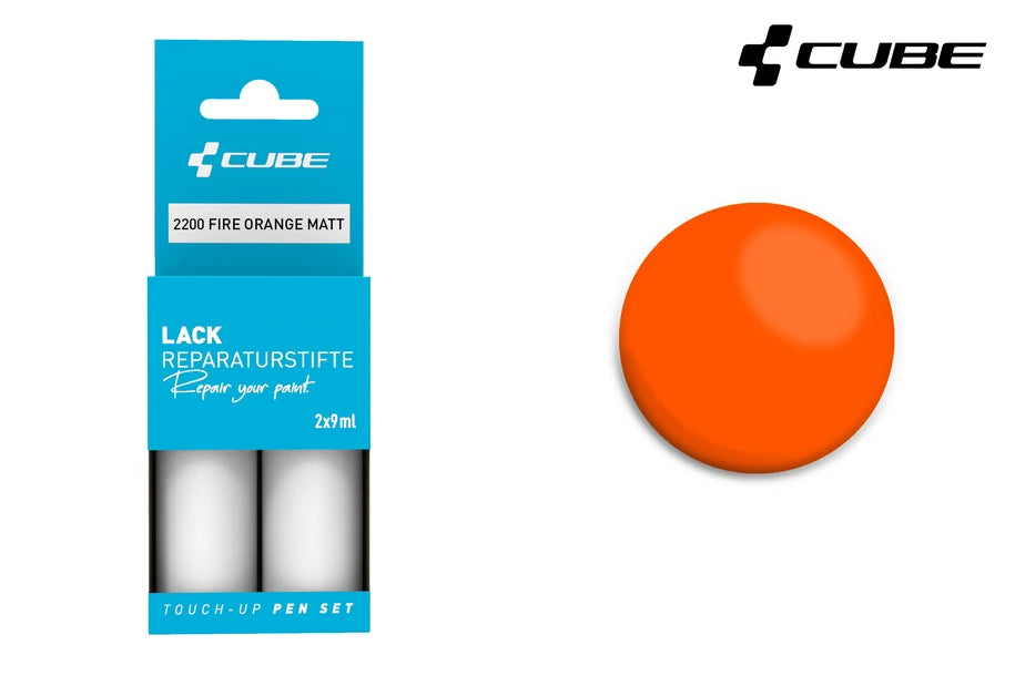 Cube Lackstift Set FIRE ORANGE matt 2200 - Liquid-Life #Wähle Deine Farbe_