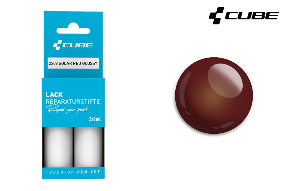 Cube Lackstift Set SOLAR RED glossy 2208 - Liquid-Life #Wähle Deine Farbe_