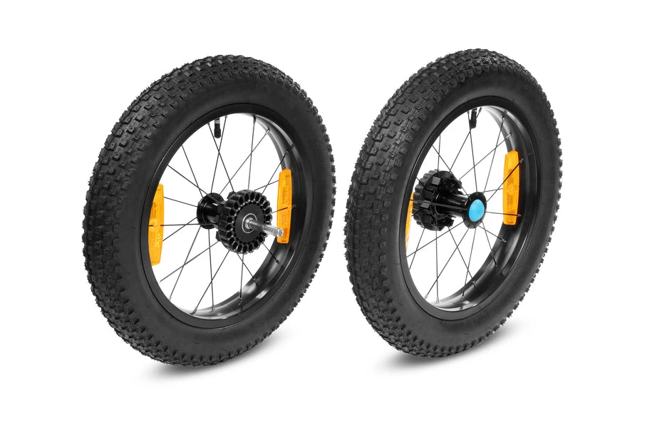 Cube Fat Wheels Kinder Fahrradanhänger Double - Liquid-Life #Wähle Deine Farbe_black