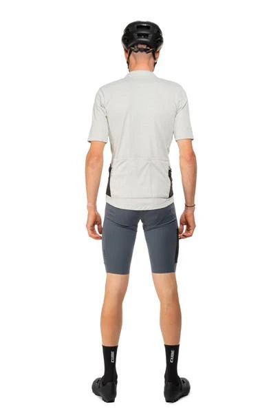 Cube GRAVEL Trikot Full Zip CARGO kurzarm - Liquid-Life #Wähle Deine Farbe_light grey