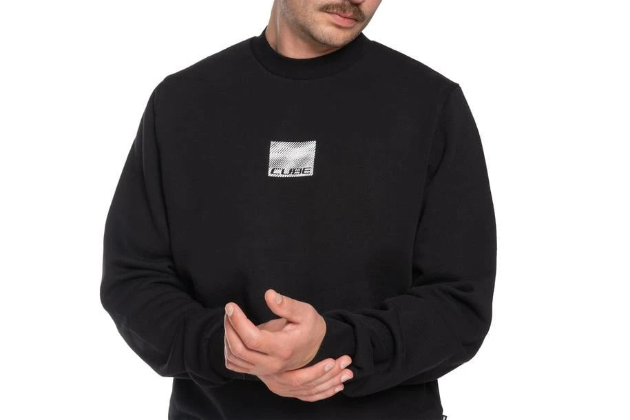 Cube Organic Sweater Grid - Liquid-Life #Wähle Deine Farbe_black