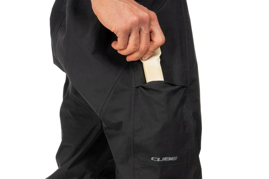Cube ROAD/XC Regenhose lang - Liquid-Life #Wähle Deine Farbe_black