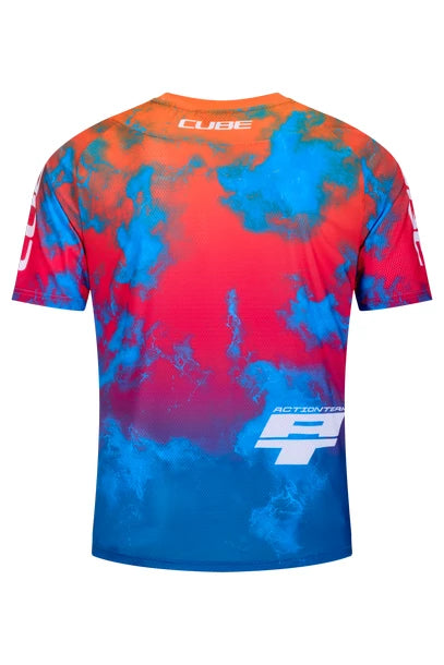 Cube MTB Trikot X Actionteam kurzarm - Liquid-Life #Wähle Deine Farbe_blue´n´pink´n´orange