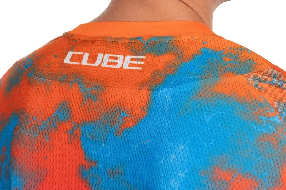 Cube MTB Trikot X Actionteam langarm - Liquid-Life #Wähle Deine Farbe_blue´n´pink´n´orange