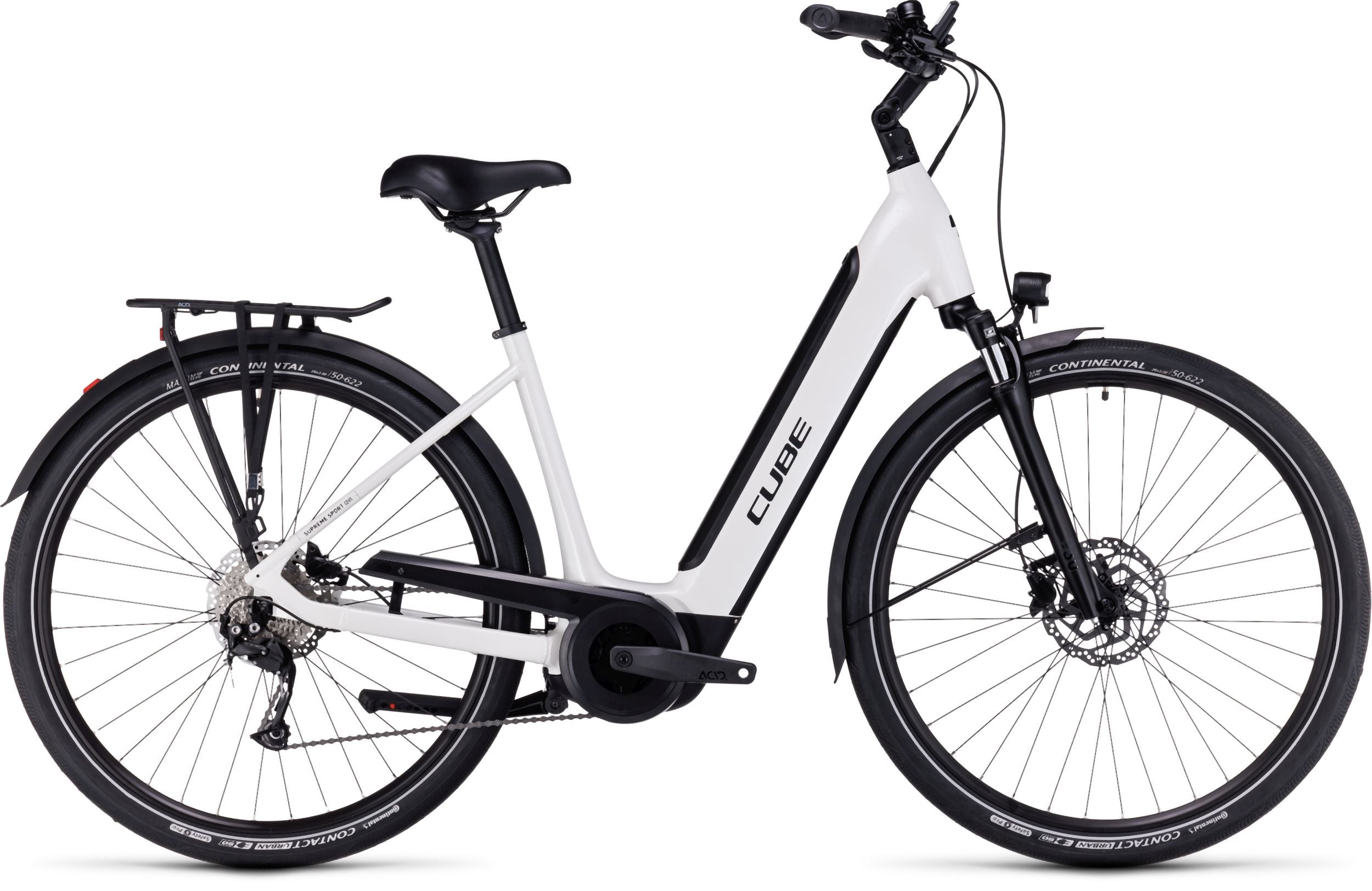 Cube Supreme Sport Hybrid ONE 500 white'n'black Easy Entry 2024