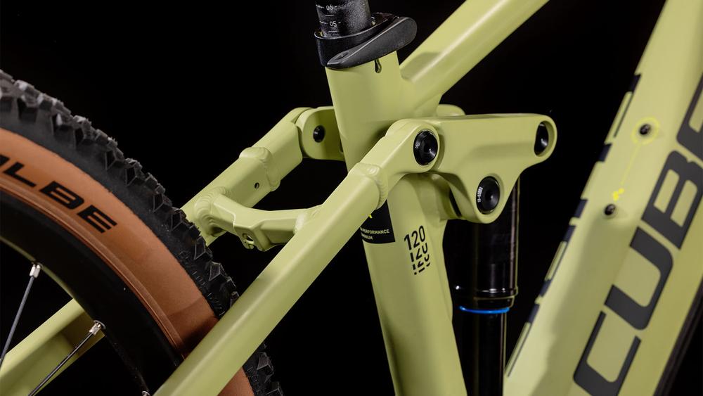Cube Stereo Hybrid 120 ONE 625 olive'n'green 2024