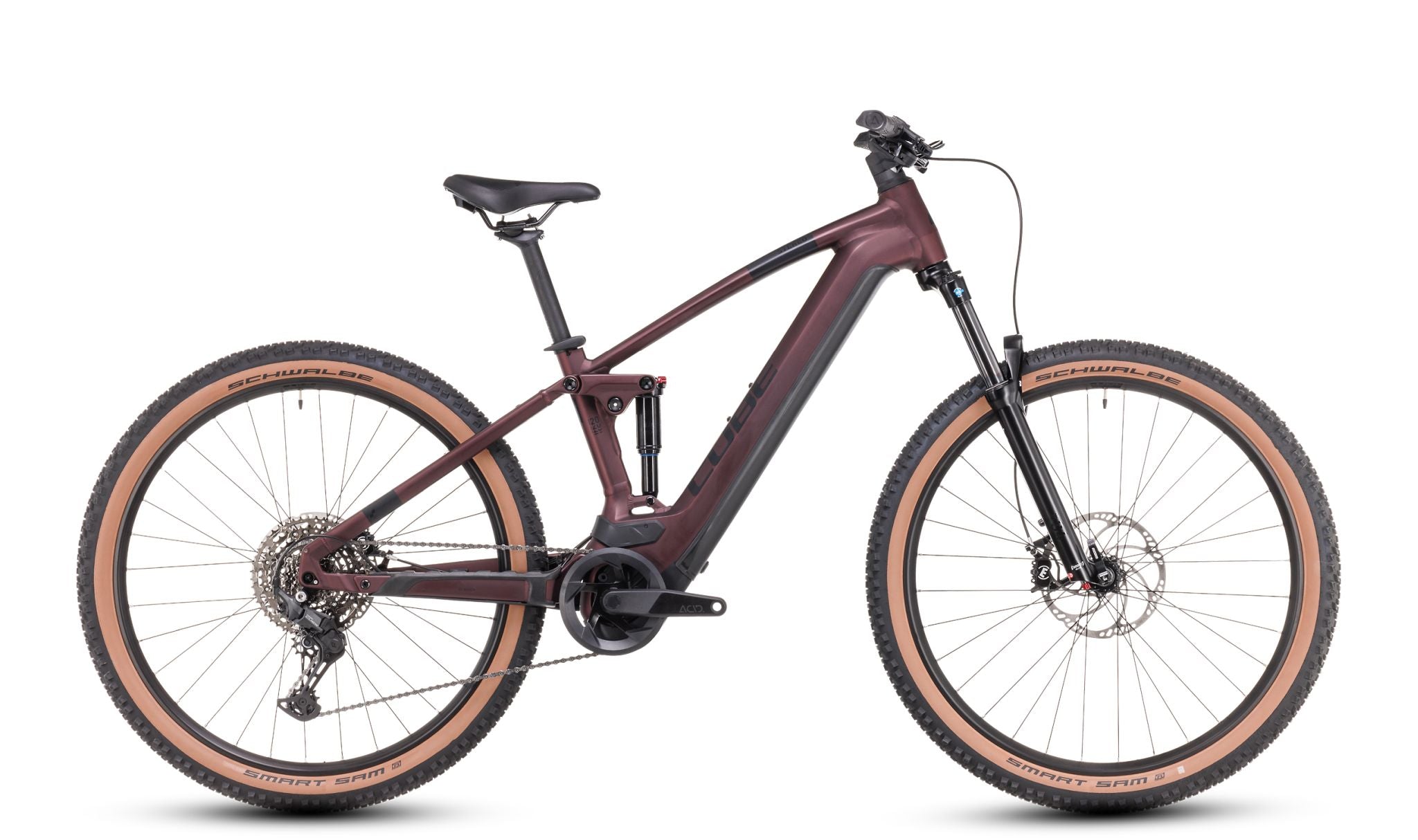 Cube Stereo Hybrid 120 ONE 750 ruby ​​red´n´black 2024