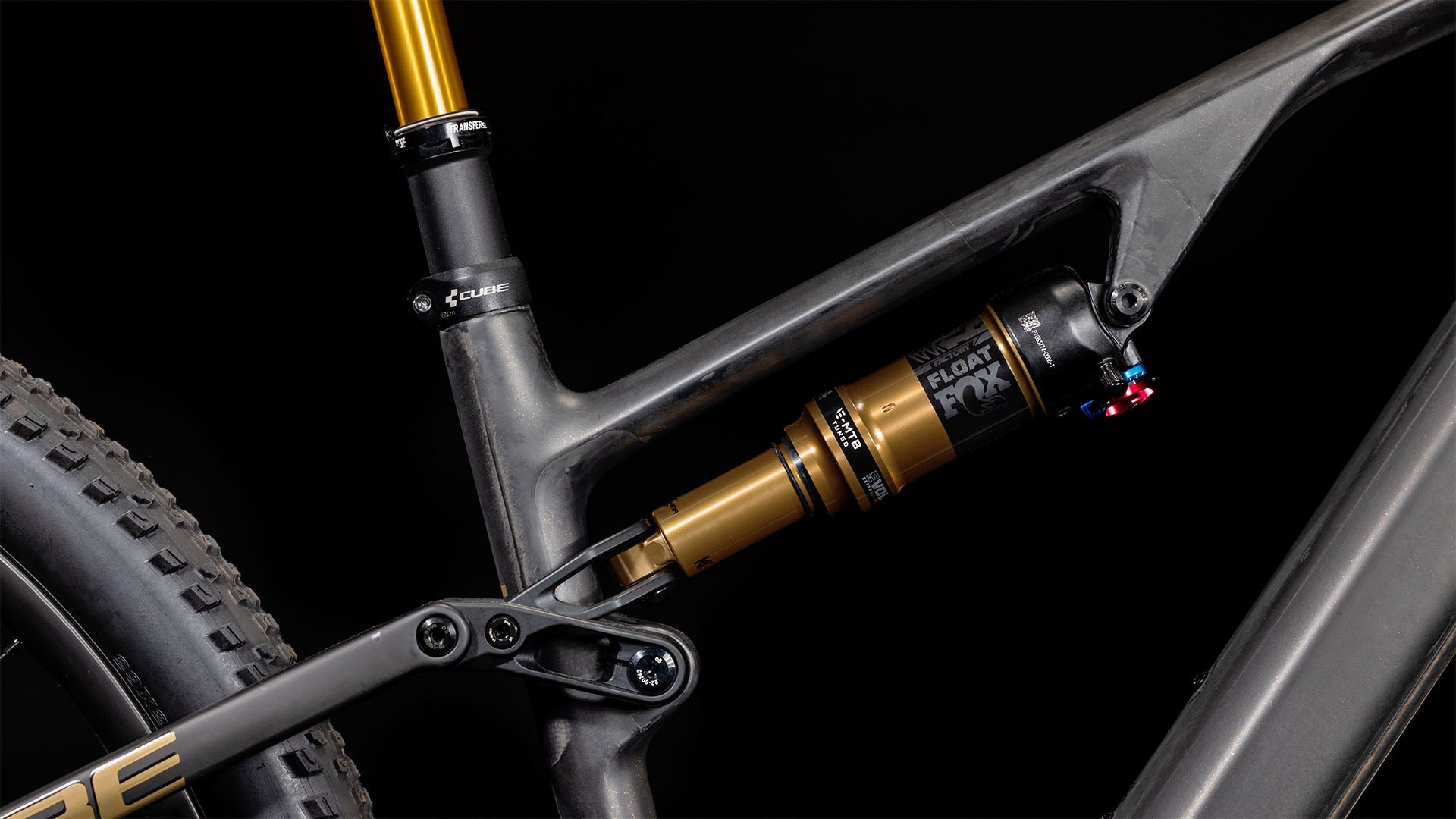 Cube AMS Hybrid ONE44 C:68X SLT 400X carbon´n´golddust 2025