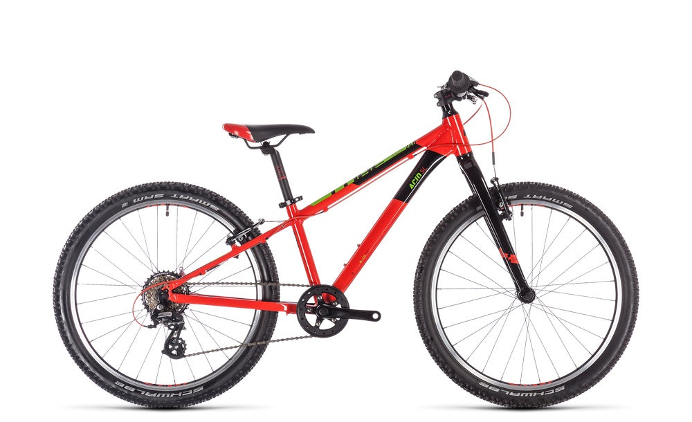 cube fahrrad rot schwarz CUBE Acid 240 SL red´n´green´n´black Trapez kaufen