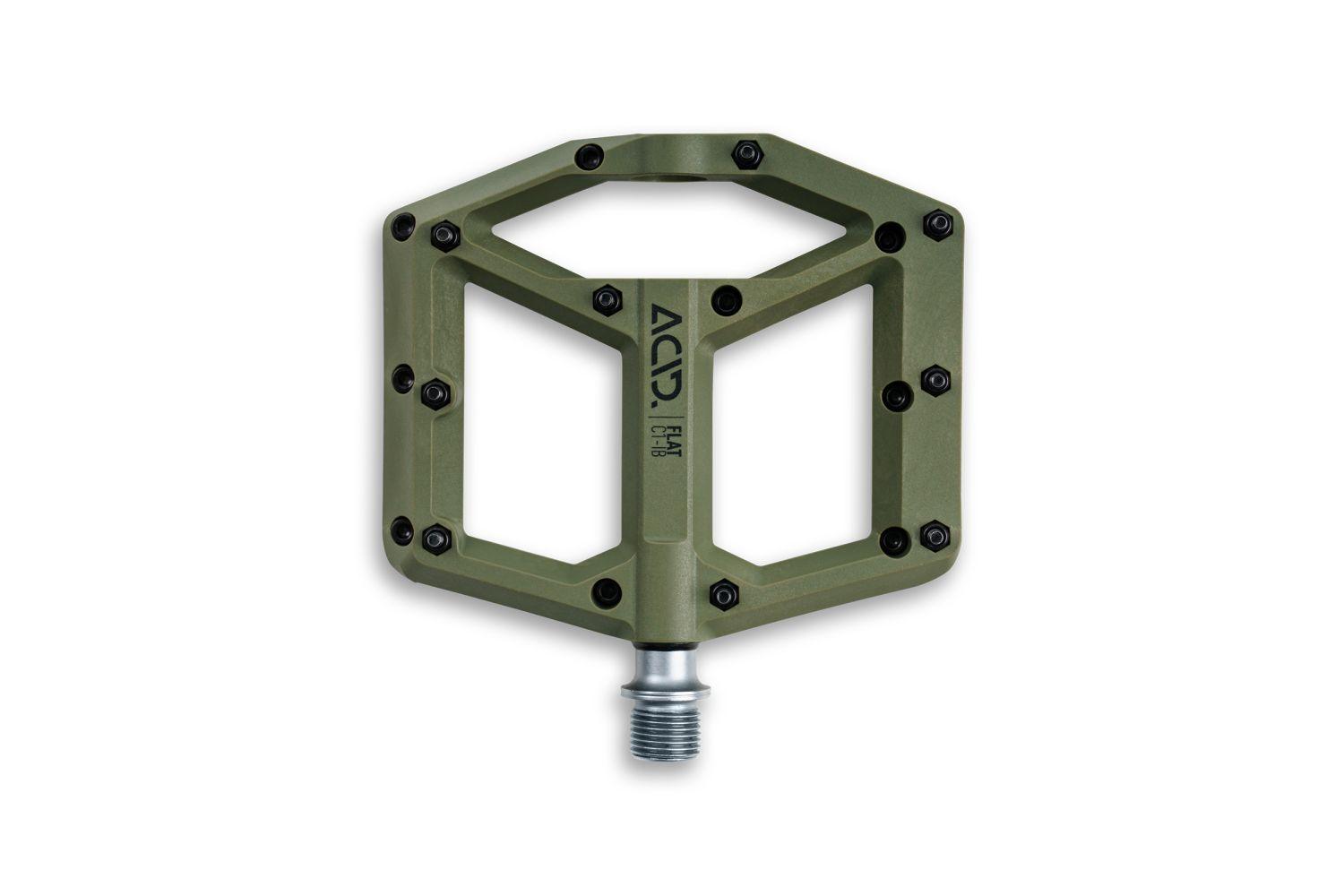 Acid Pedale FLAT C1-IB - Liquid-Life #Wähle Deine Farbe_Olive green