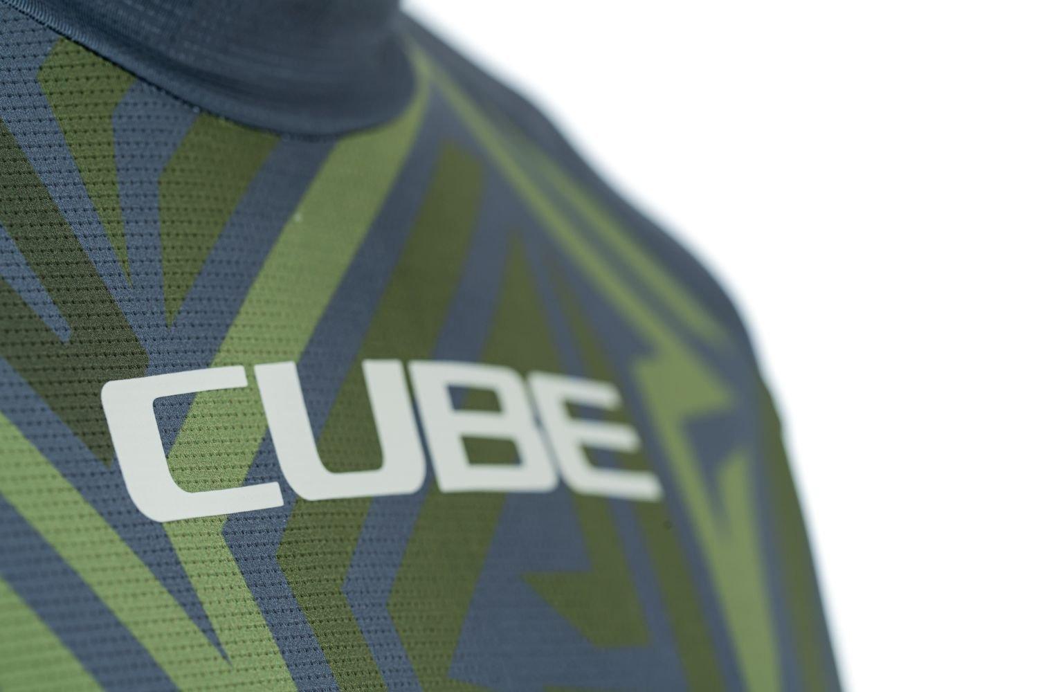 Cube ATX Rundhalstrikot TM langarm - Liquid-Life #Wähle Deine Farbe_Olivgrün Grau