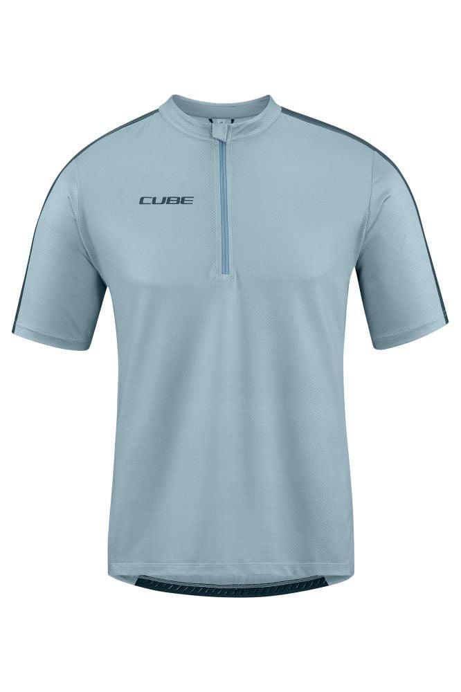 Cube ATX Trikot Half Zip CMPT kurzarm - Liquid-Life #Wähle Deine Farbe_Grau