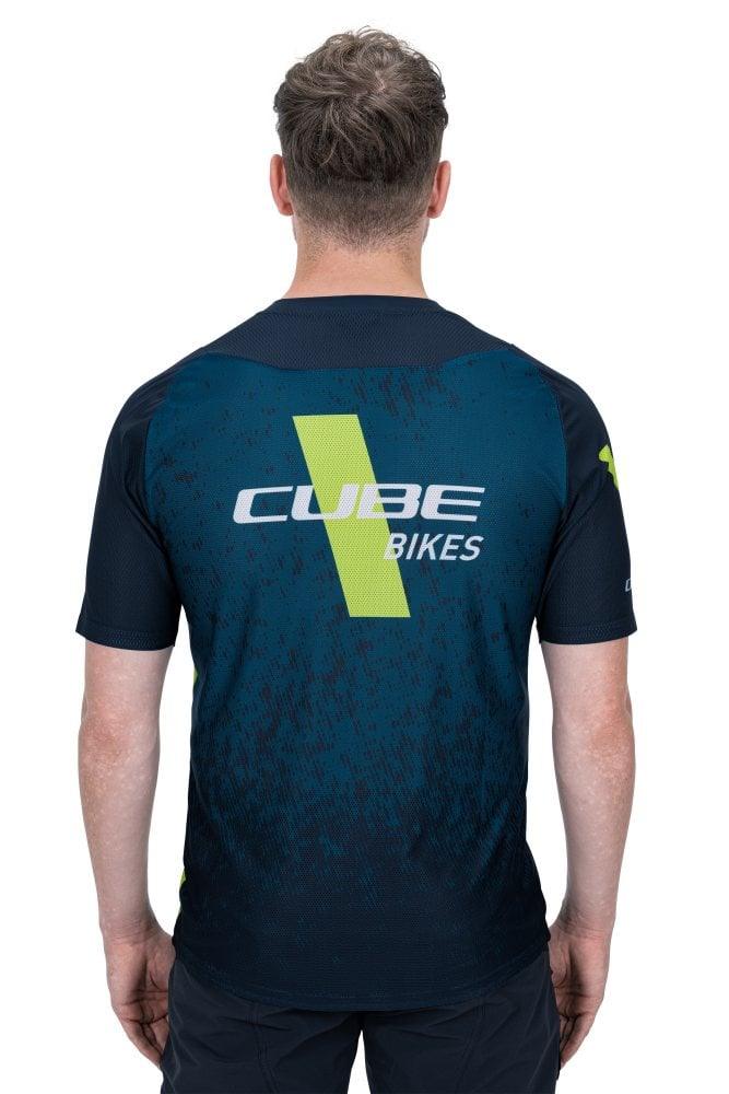 Cube EDGE Rundhalstrikot kurzarm - Liquid-Life #Wähle Deine Farbe_Blue´n´Lime