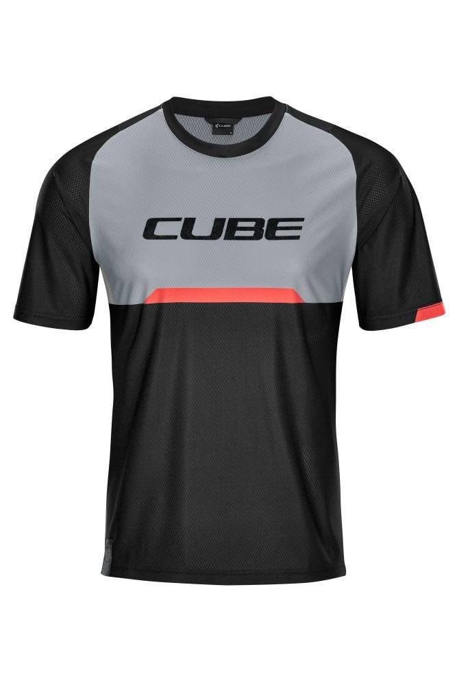 Cube EDGE Rundhalstrikot kurzarm - Liquid-Life #Wähle Deine Farbe_Black´n´Grey