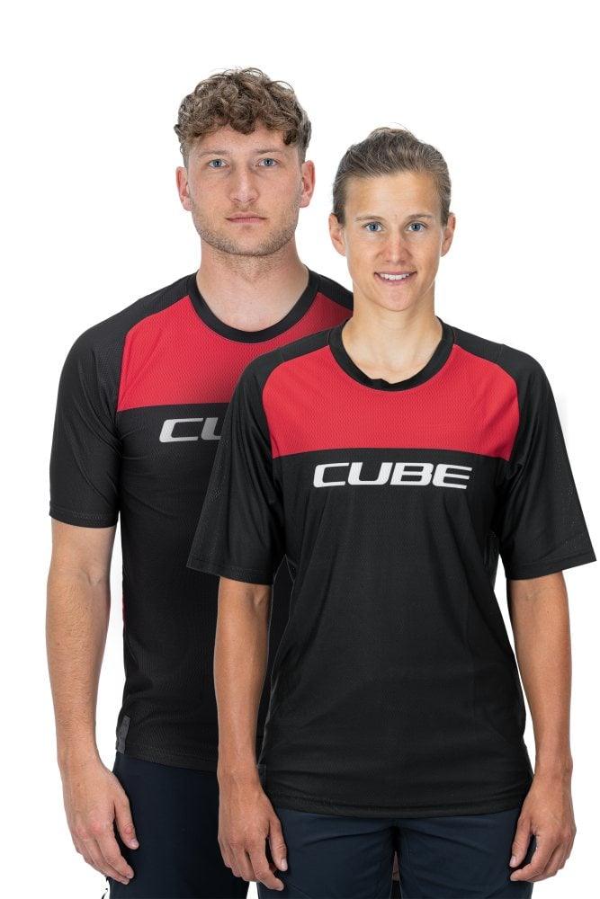 Cube EDGE Rundhalstrikot kurzarm - Liquid-Life #Wähle Deine Farbe_Black´n´Red