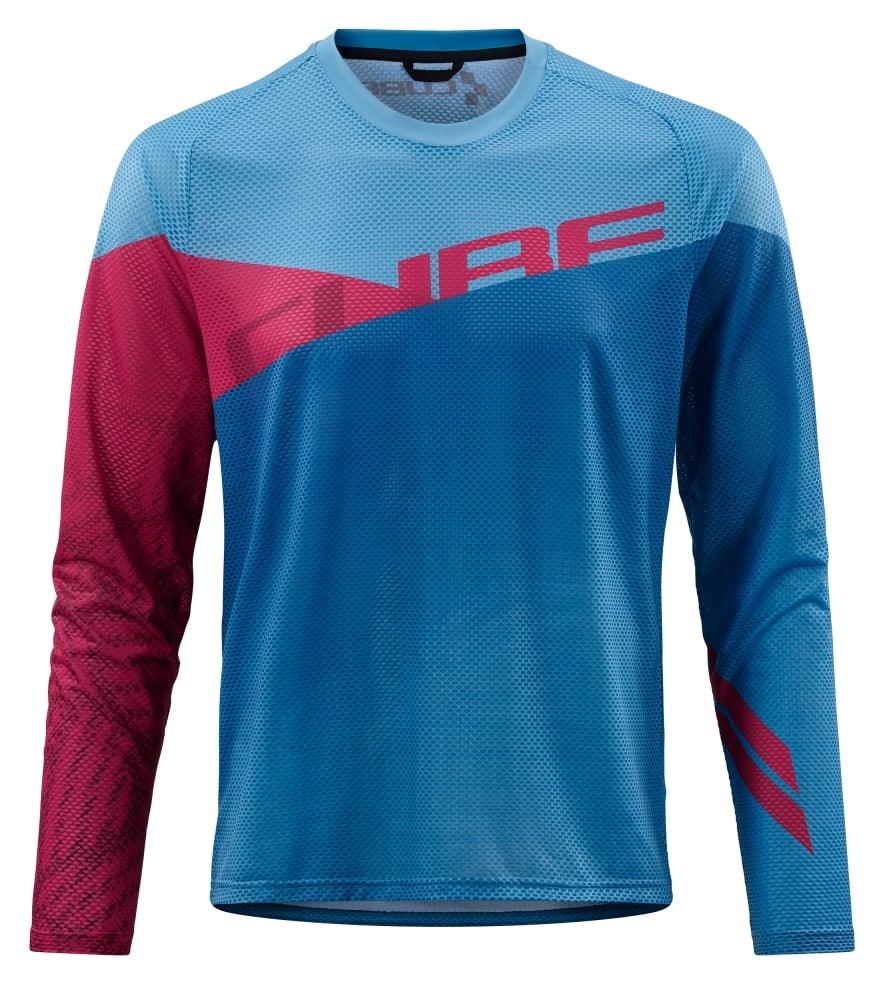 Cube EDGE Rundhalstrikot langarm - Liquid-Life #Wähle Deine Farbe_Blue´n´Pink