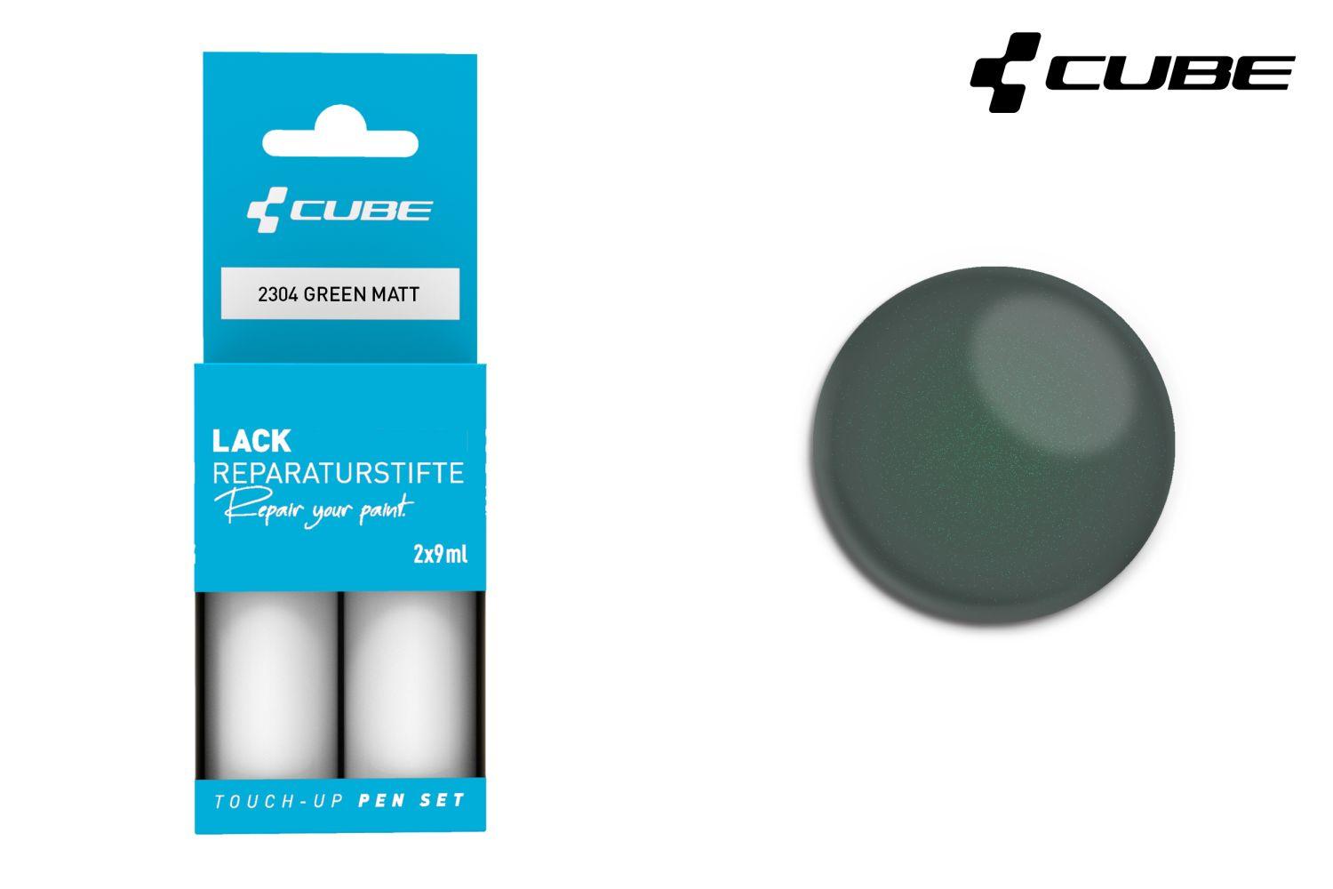 Cube Lackstift Set GREEN matt 2304 - Liquid-Life