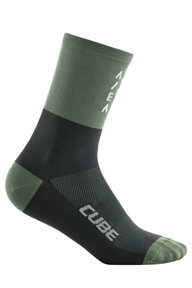 Cube Socke High Cut ATX - Liquid-Life #Wähle Deine Farbe_Grey´n´Olive
