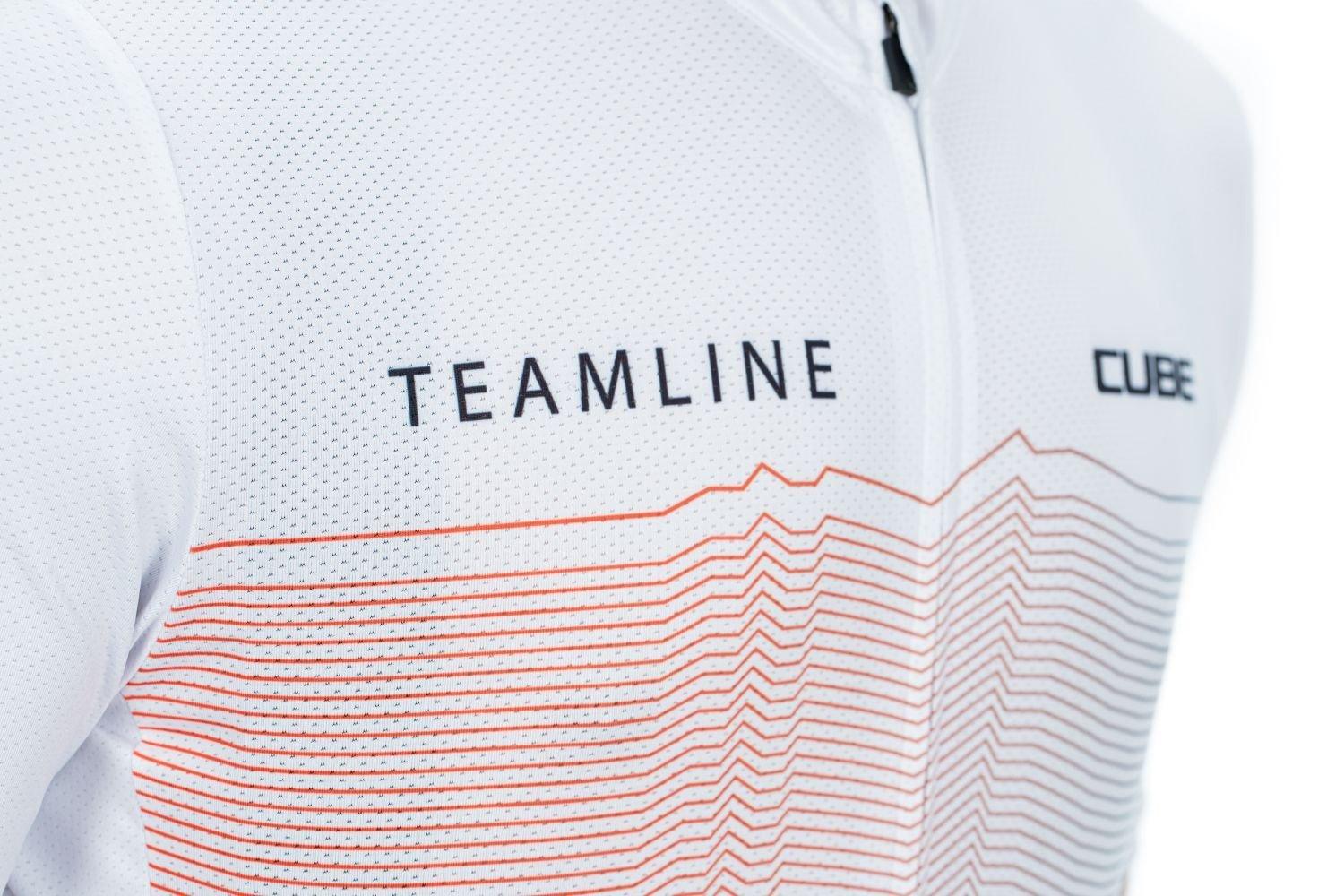 Cube TEAMLINE Trikot CMPT kurzarm - Liquid-Life #Wähle Deine Farbe_Weiß