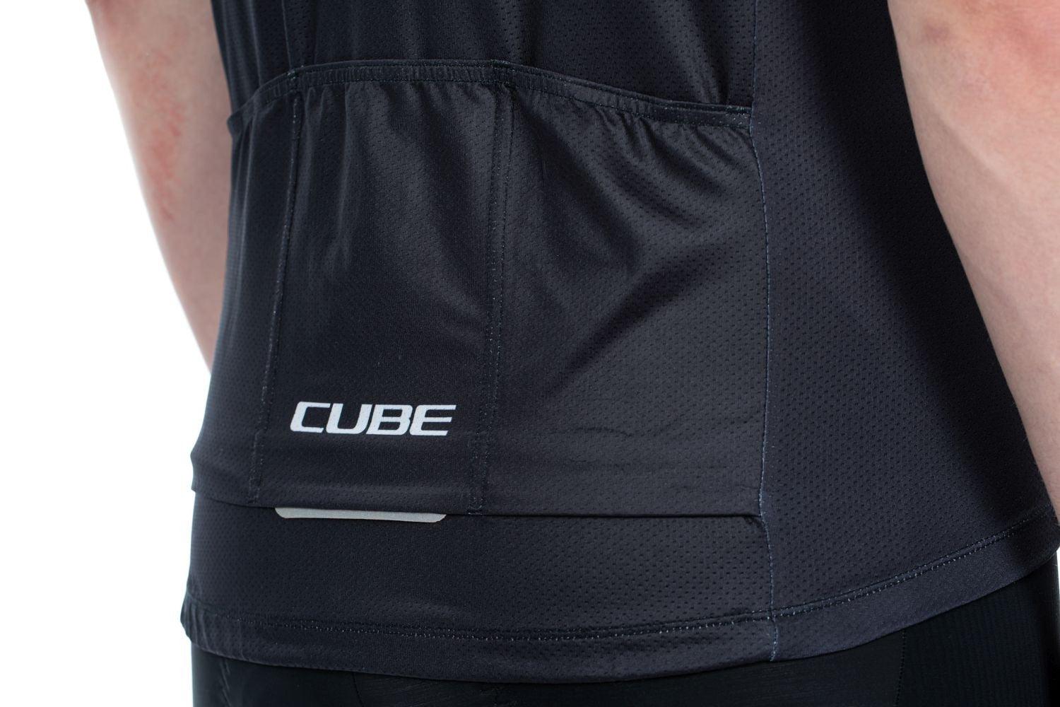 Cube TEAMLINE Trikot CMPT kurzarm - Liquid-Life #Wähle Deine Farbe_Schwarz Blau´Grau