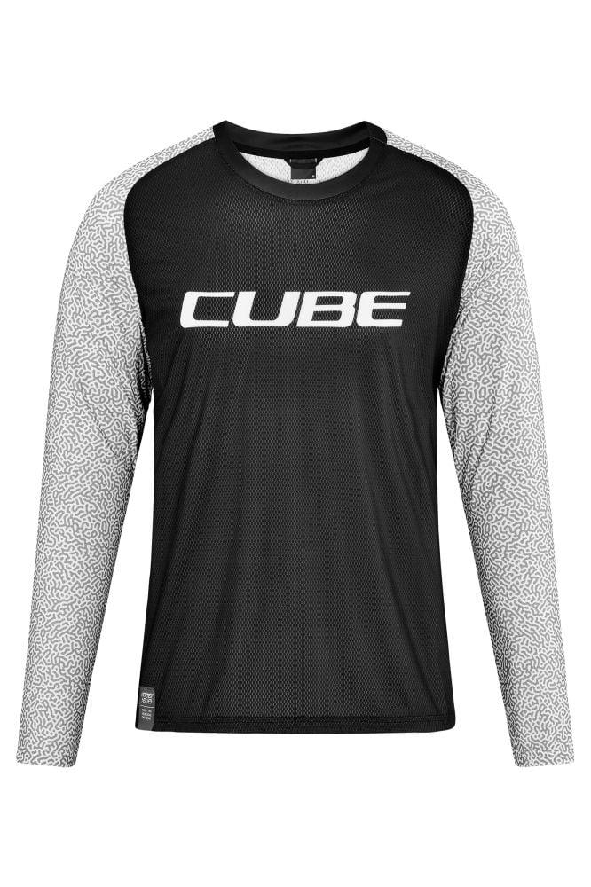 Cube VERTEX Rundhalstrikot langarm - Liquid-Life #Wähle Deine Farbe_Black